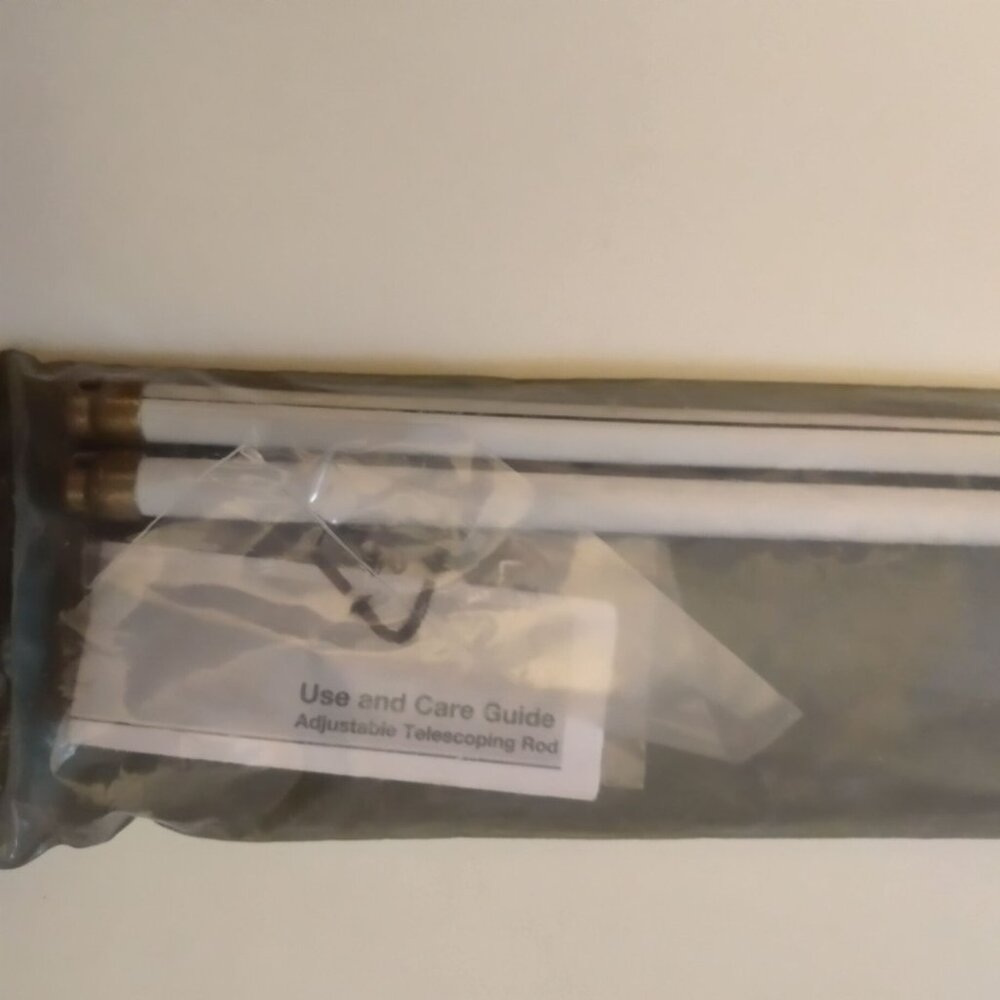 5/16 In Sash Rod Set Adjustable Telescoping Window Curtain Rods-NEW - Picture 5 of 5